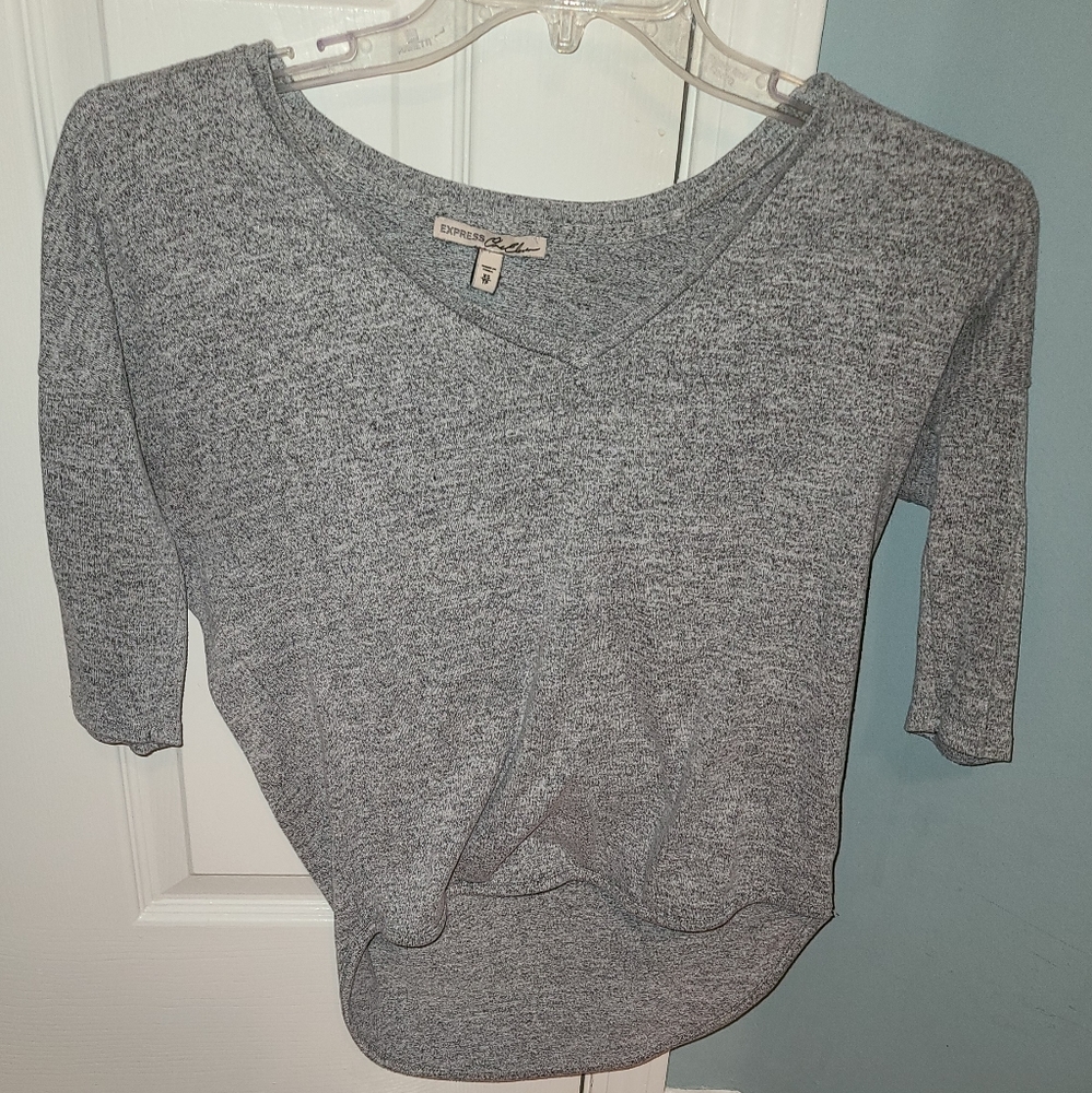 Grey Express One-Eleven Sweater Top